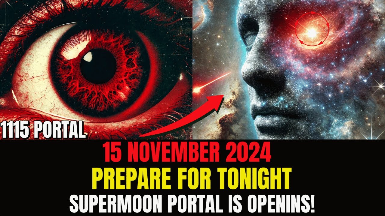 CAUTION! 15 November 2024! Last SUPERMOON of the year will open the ...