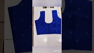 simple trick తో నడుము పట్టి చేతిపని లేకుండా blouse back part stiched #tailoring #blouse #shorts