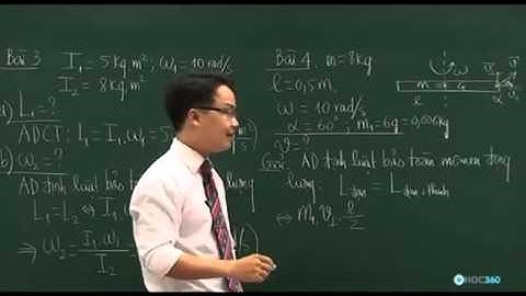 Phương pháp giải bài toán về momen động lượng vật rắn