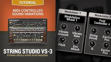 String Studio VS-3 Tutorial—MIDI-controlled sound variations