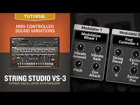 String Studio VS-3 Tutorial—MIDI-controlled sound variations