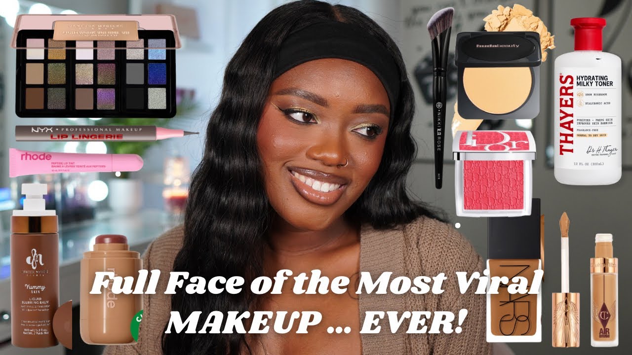FULL FACE OF THE MOST VIRAL MAKEUP... EVER!