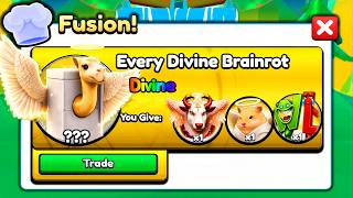 I Unlocked EVERY NEW DIVINE in Brainrot Evolution!