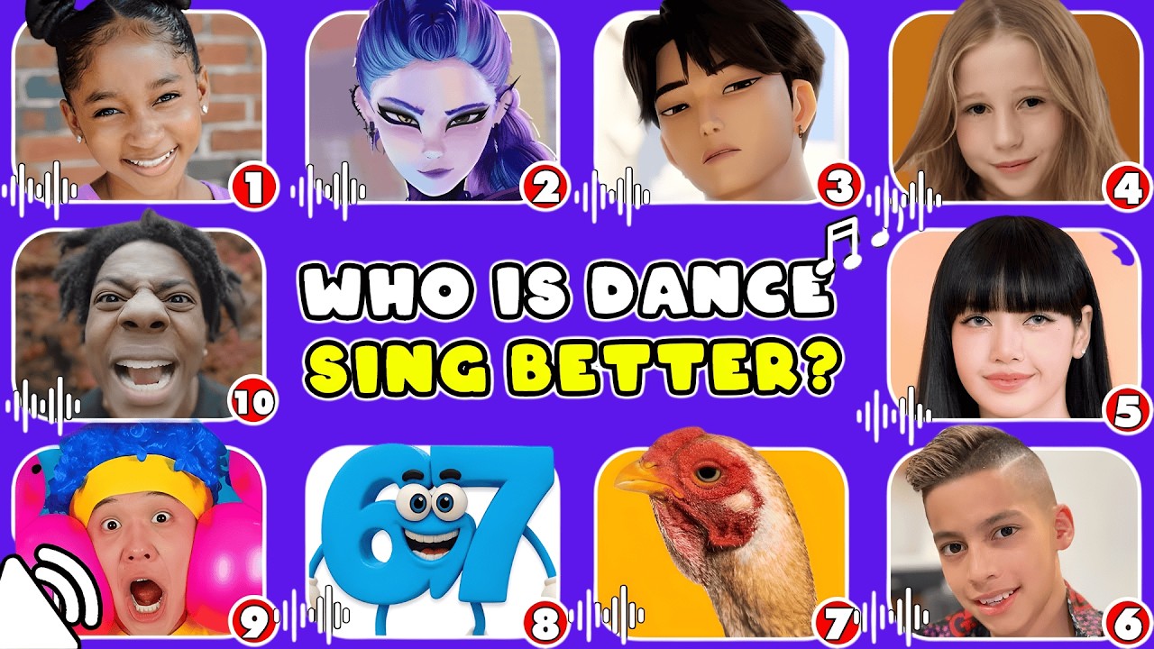 Who DANCES Better 💃🎶 Guess Who’s Dancing Like Nastya, MrBeast, Rumi, Zoey, JoJo Siwa #2