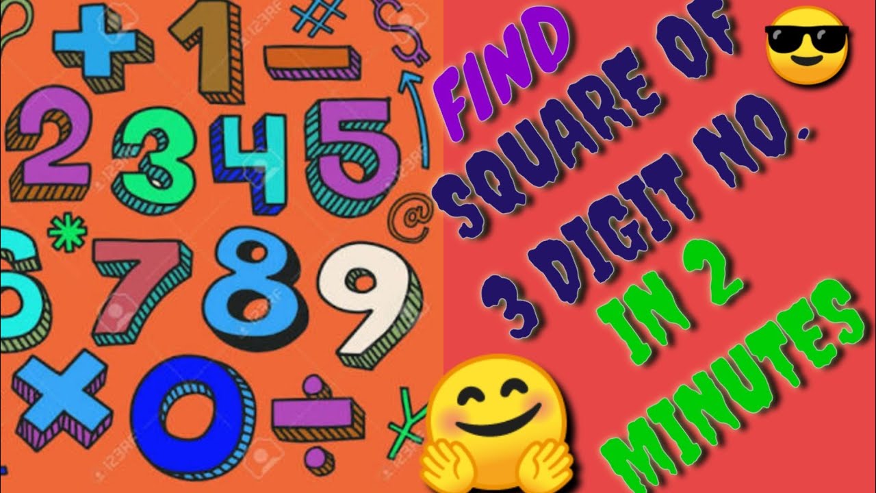 FIND 3 DIGIT SQUARE JUST IN 2 MINUTES YouTube find-3-digit-square-just-in-2-minutes-youtube