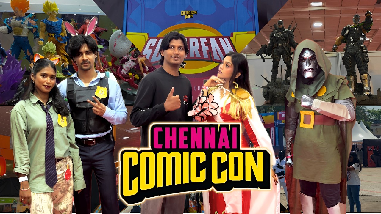 Comic Con Chennai 2026 | Cosplay, Comics, Merch & Super Fan Box Unboxing Vlog in Tamil