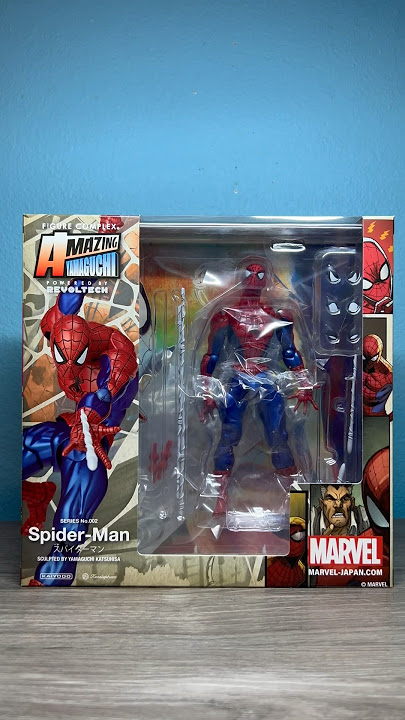 Unboxing 1.0 Amazing Yamaguchi Revoltech #spiderman #figure#actionfigure#collectible #marvel
