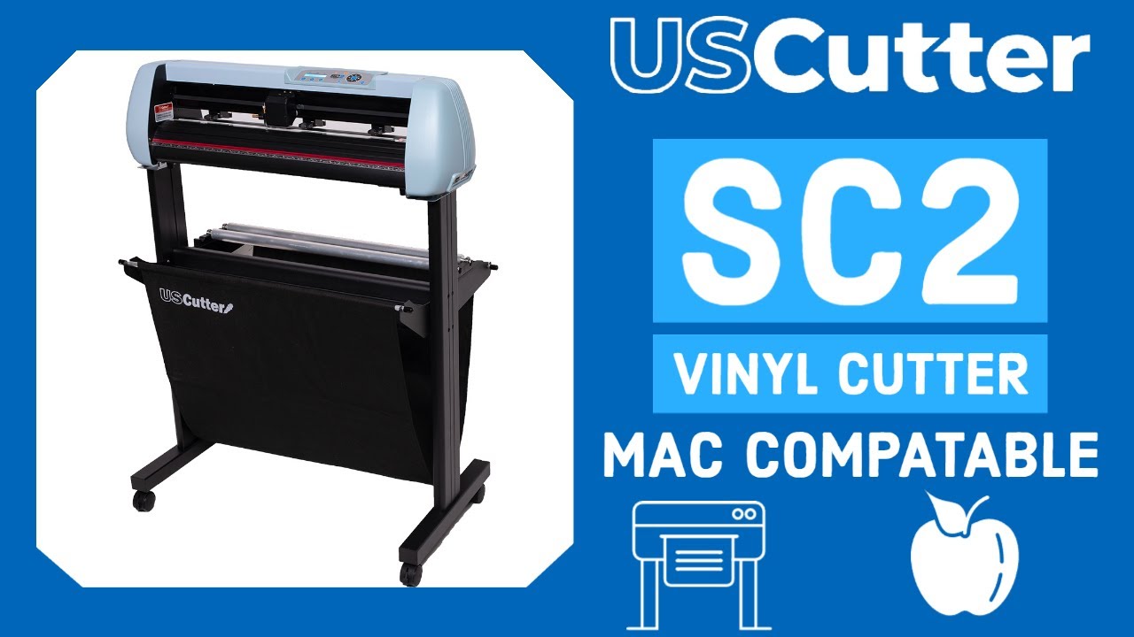 USCutter 28 SC2 Vinyl Cutter Plotter Machine w/Catch Basket, Oracal 651,  Tape, Tools (Signshop Bundle)