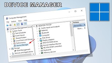 How to Open Device Manager in Windows 11