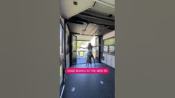 TRIPLE BUNK BEDS in the RV got an UPGRADE! #shorts #rvlife