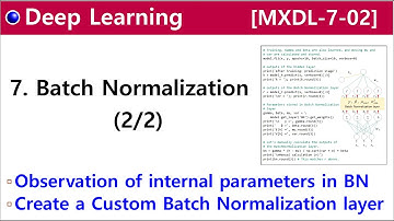 [MXDL-7-02] Batch Normalization [2/2] - Custom Batch Normalization layer using Keras