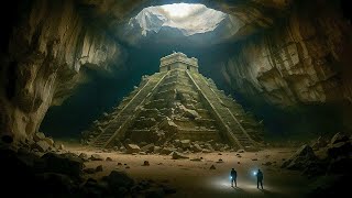 Tombeau mystique maya découvert dans une pyramide de jungle près du Mexique