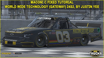 iRacing Fixed NASCAR Series Tutorial: Maconi C Fixed Truck Series at Gateway, 24S2.