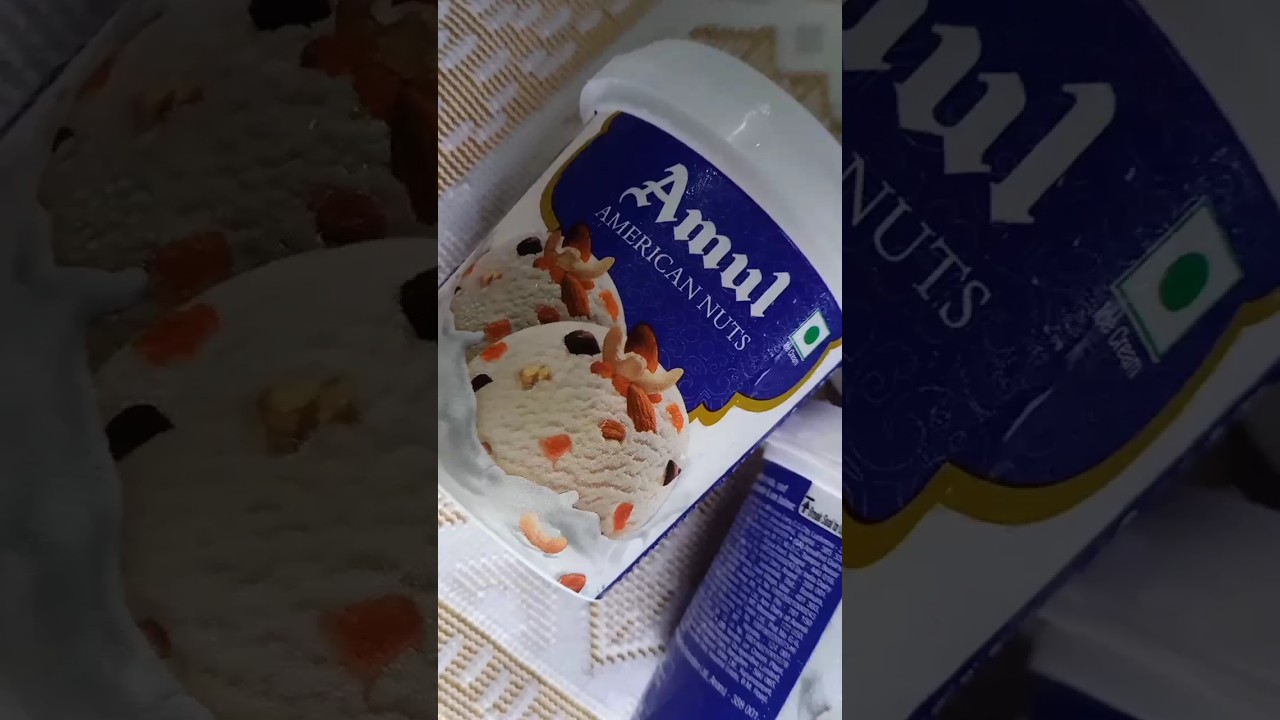 Amul American Nuts Ice cream🍦🍧