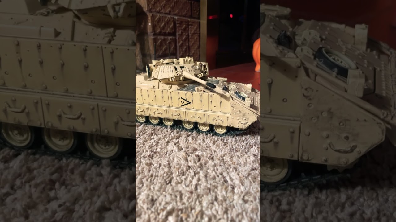 POV battle droid getting a rc tank that shoots bbs