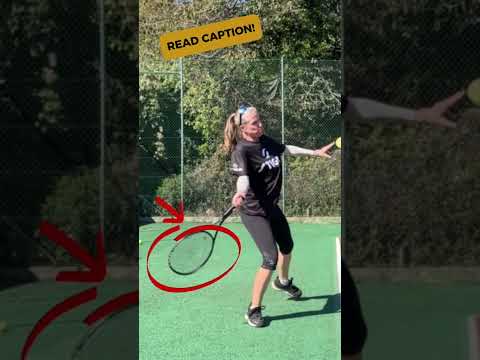 How to hit a #tennis topspin lob