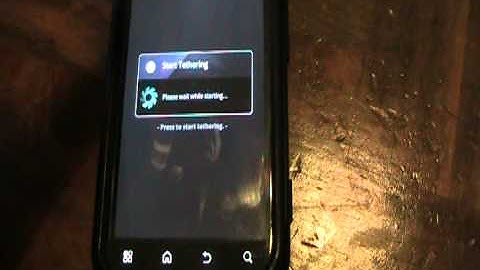 Motorola Photon (Infrastructure) WiFi Tethering - Root Required