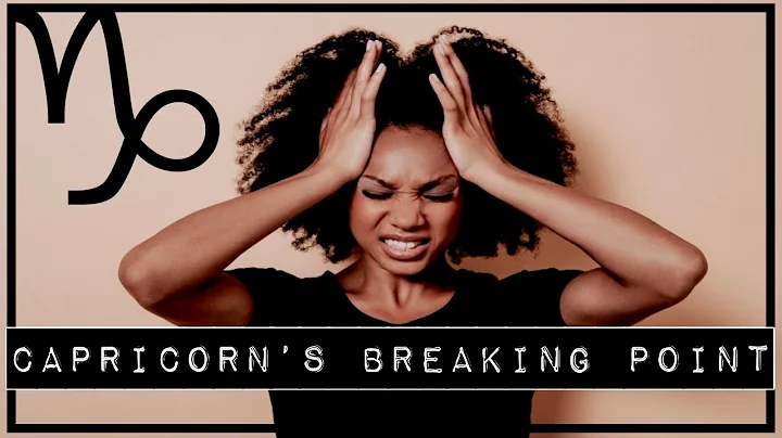 ♑️ Capricorn’s Breaking Point: Behaviors That Indicate It’s The End! - DayDayNews