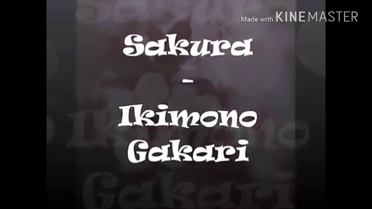 Ikimono Gakari Sakura Lyrics English