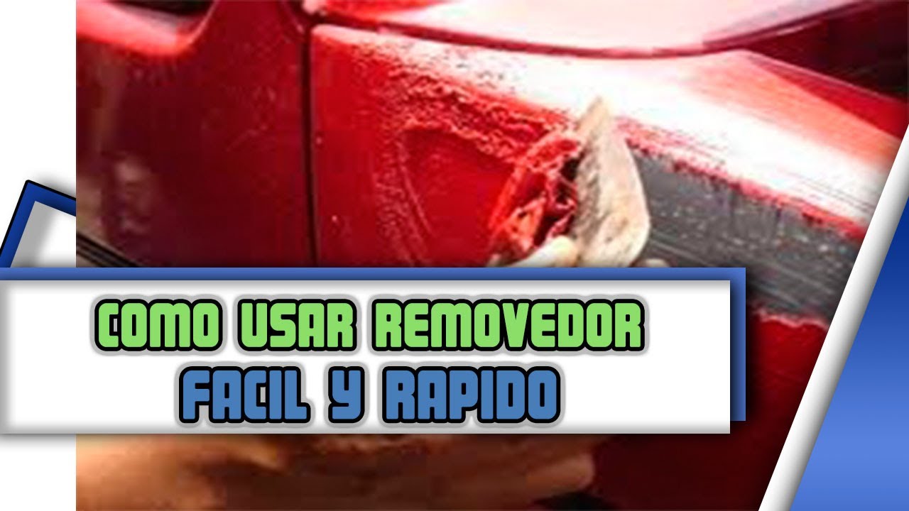 tutorial como aplicar removedor en un auto, [paint remover] YouTube
