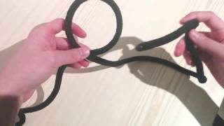 Vázání uzlů - Dračí smyčka (Bowline knot)
