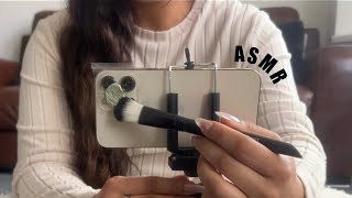 [ASMR] Applying Makeup To iPhone Camera! 😴