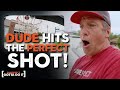 Mike Rowe Hits the PERFECT Shot with DUDE PERFECT (after 100+ Attempts) | Somebody&#39;s Gotta Do It