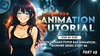 How To Make Popup Bar Animation Tutorial On Alight Motion - Beginner Series Part 8