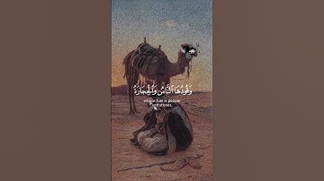 {يَا أَيُّهَا الَّذِينَ آمَنُوا قُوا أَنفُسَكُمْ وَأَهْلِيكُمْ نَارًا } القارئ خالد هليل العنزي