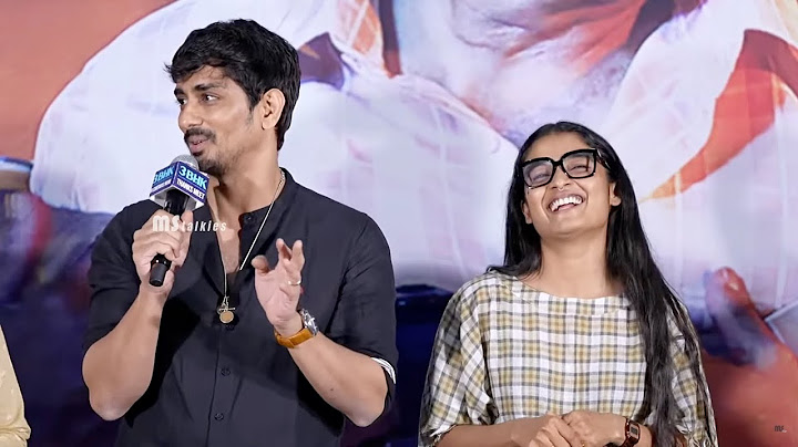 Actress Chaithra J Achar Superb Speech at 3BHK Movie Thanks Meet | Siddharth