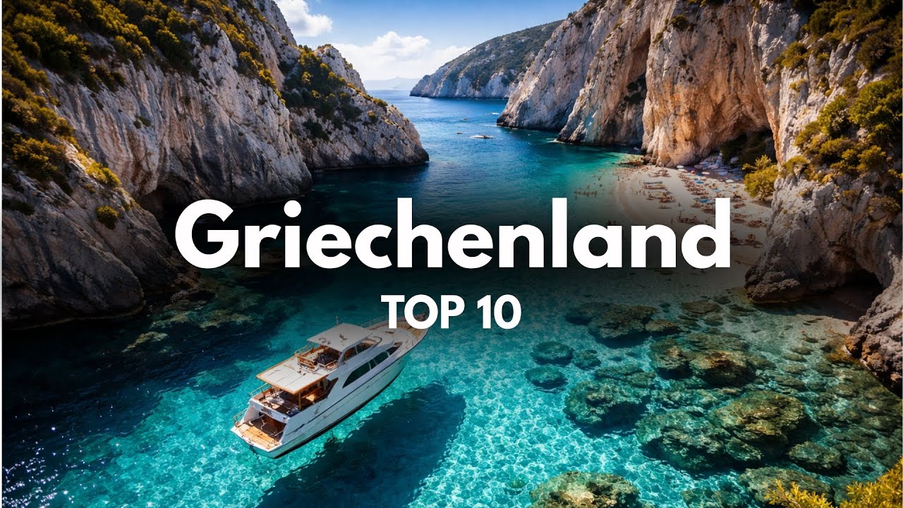 Griechenland 10 Orte, die man gesehen haben muss & verborgene Schätze  Reiseführer 4K