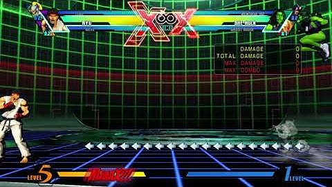 UMVC3: Ryu - Air Hadoken into Plink Dash into Air Throw