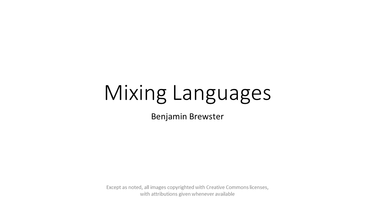2.7 Mixing Languages YouTube
