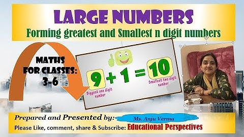 How to find Highest and Smallest n-digit numbers | Maths | Ch 1 | Numbers | Grade 3-5 | Anju Verma