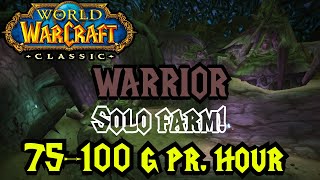 Wow Clic - Warrior Solo D Farm Rfd 75-100G Pr. Hour.