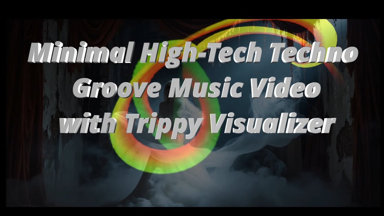 Minimal High Tech Techno Groove Music Video with Trippy Visualizer
