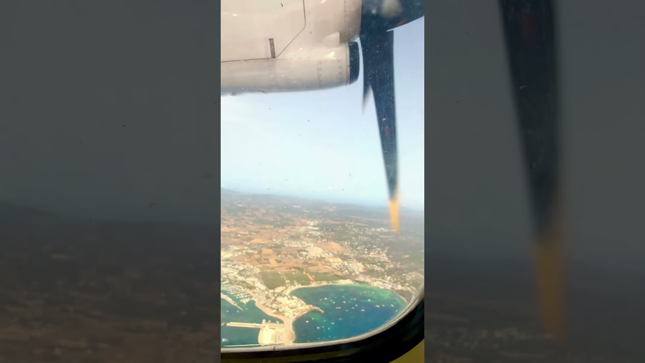 Flying into Ibiza for DJ sets