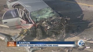 Serious crash in Canton