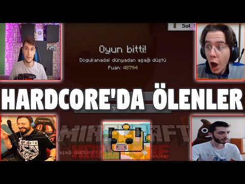 Minecraft Hardcore'da Ölen Youtuberların Tepkileri ! Üzücü Anlar (Adal,Luser Ve Dahası)