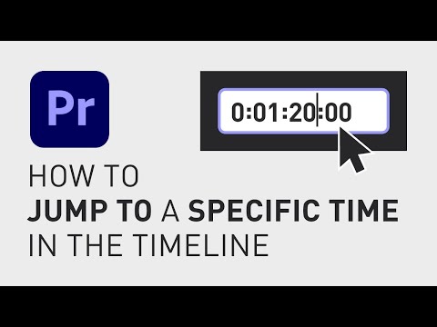 How to jump to specific time in timeline
