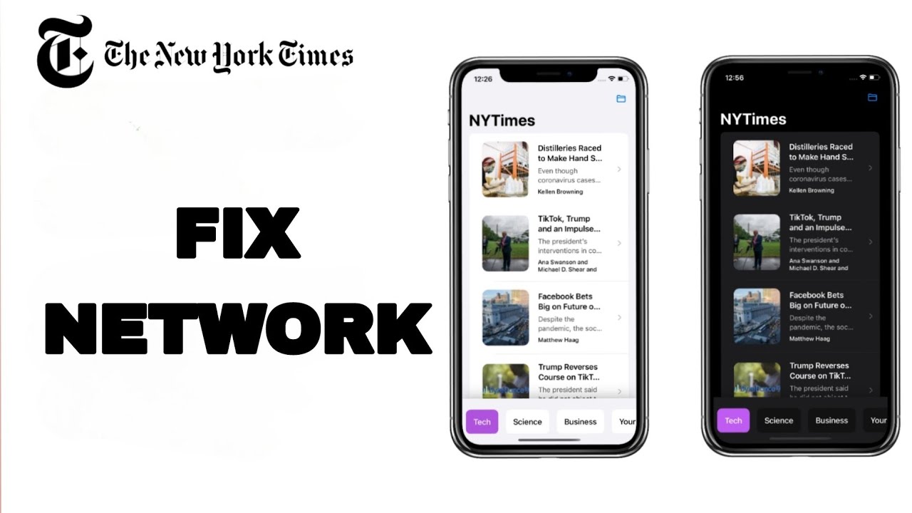 How To Fix And Solve Network On The New York Times App | Final Solution ...