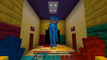 Huggy Wuggy is chasing me - Minecraft