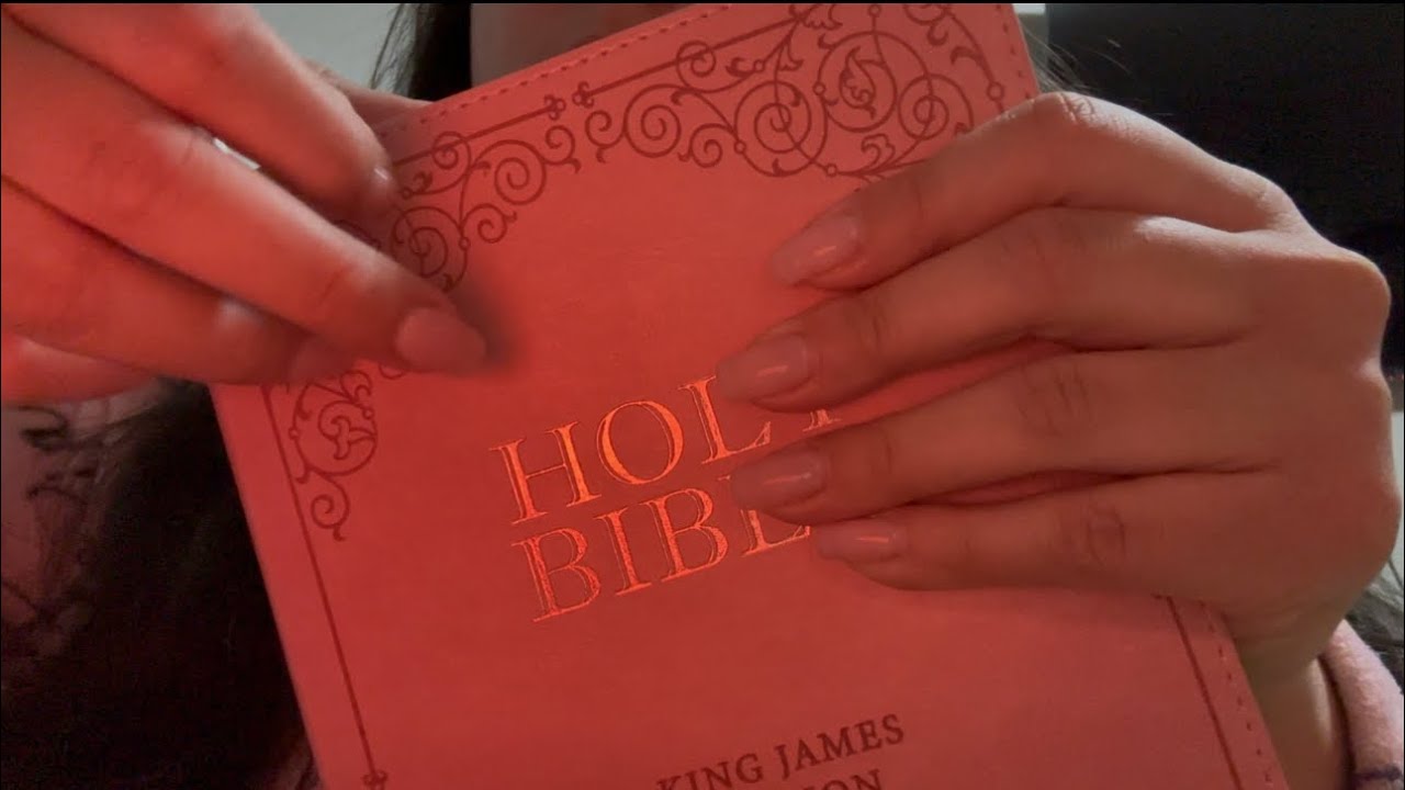 ASMR Bible Tapping and Scratching Sounds for Sleep 💤✨