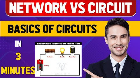 Difference between Network and Circuit In Network Theory #jntuananthapur