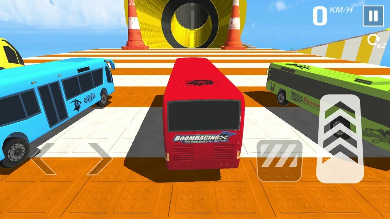 Bus Simulator Ramp Stunt - Gameplay Part 1 - Career Mode : Level 01-09 ...