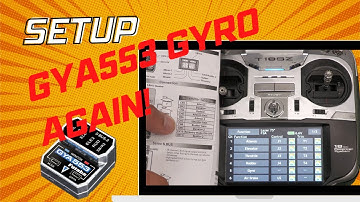 Setting up the GYA553 Gyro Again!