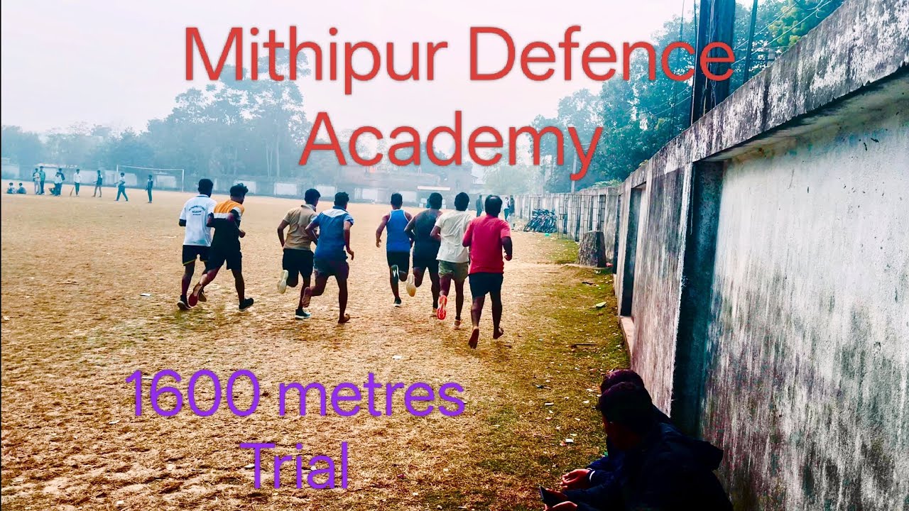 WBP 1600m Run in 6 min 30sec at Jangipur College Field from Mithipur Defence Academy (03-01-2026)