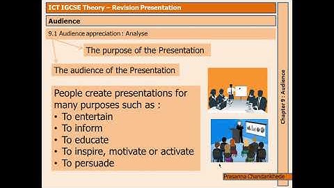 Chapter 9 - Audience - ICT IGCSE 0417