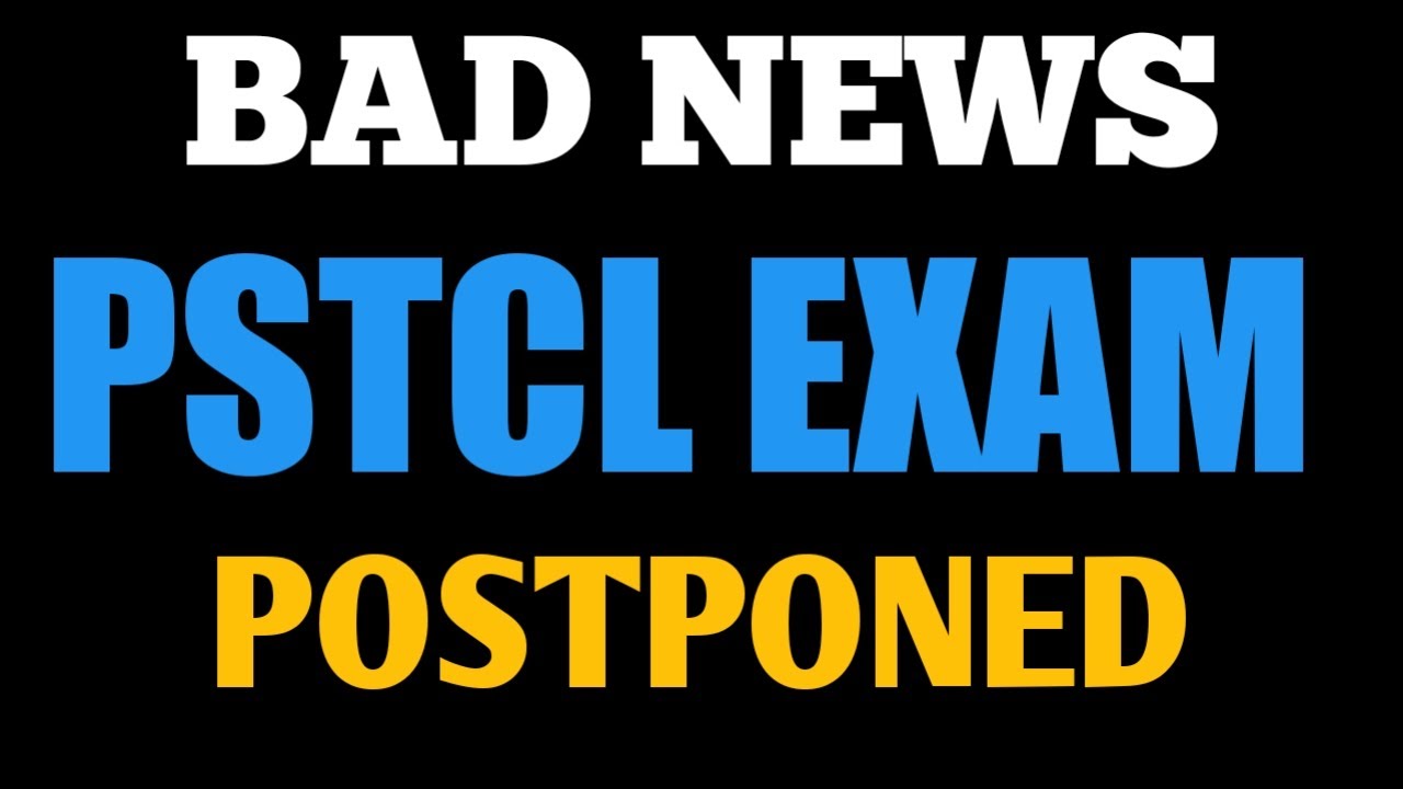 PSTCL EXAM POSTPONED | PSTCL CRA - 11/2021 EXAM POSTPONED| CHECK COMPLETE VIDEO FOR NEXT DATE |