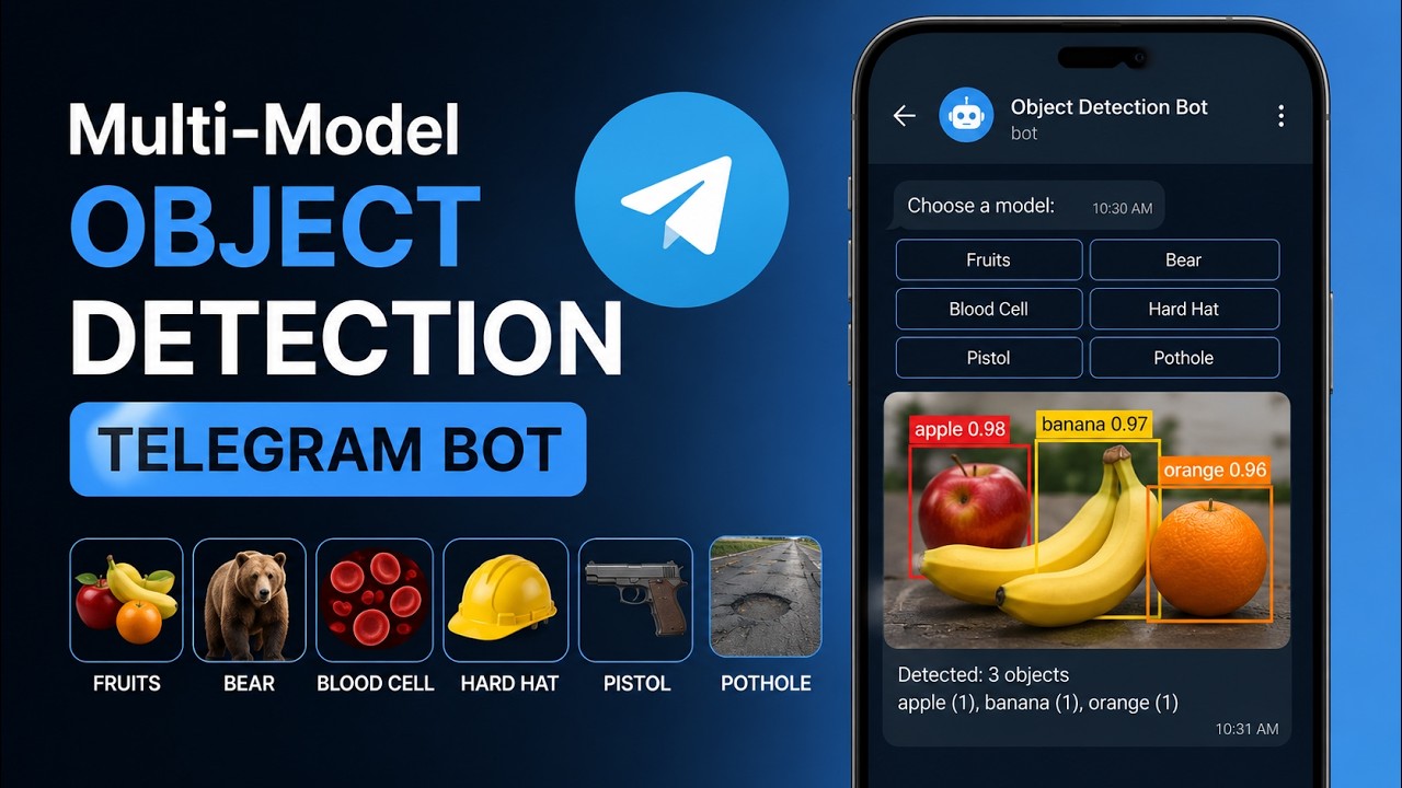 Object Detection | Multiple Models | Deep Learning Telegram Bot Project ...
